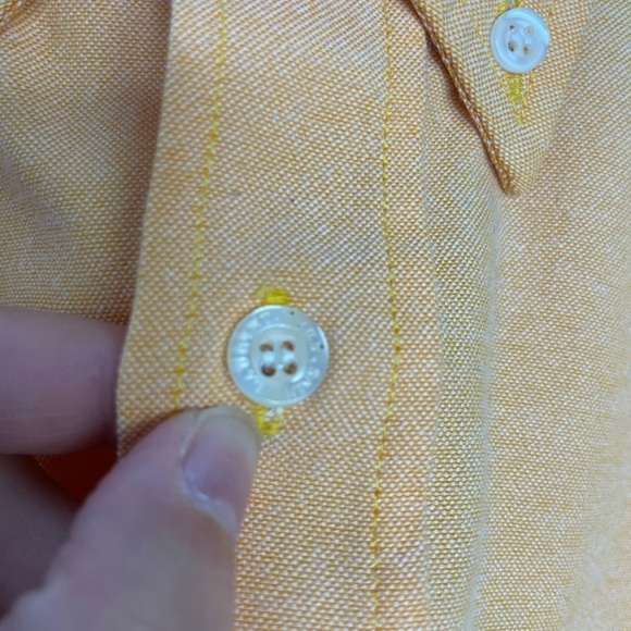 Vintage Yves Saint Laurent orange buttons down shirt - Picture 6 of 10